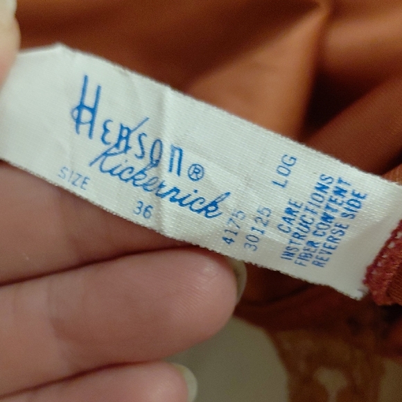 Brown Satin Chemise with Adjustable Straps - Picture 2 of 3